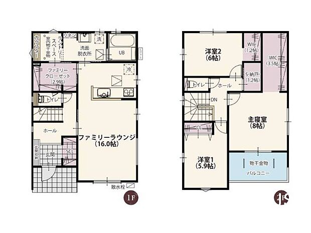 ■ウォークインクローゼット・納戸・シューズインクローゼット・ファミリークローゼット付◎