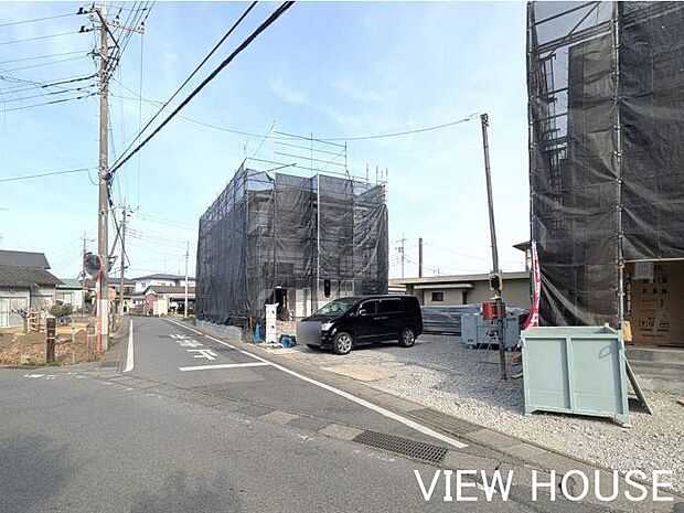 ■並列3台駐車可能なカースペース♪(3/2撮影)