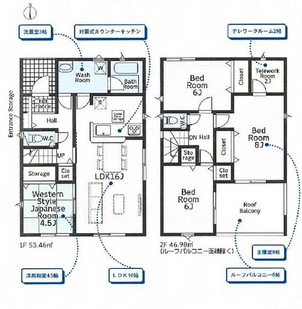 ■屋根付きなので急な雨でも洗濯物が安心♪
