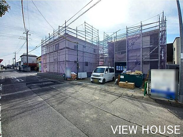 ■並列3台駐車可能なカースペース♪(2/6撮影)