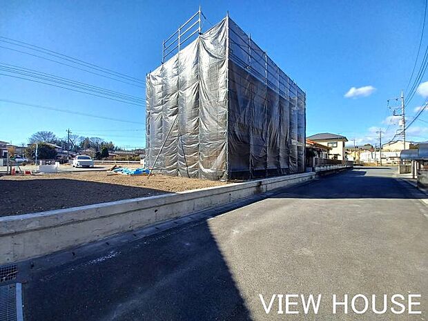 ■お家の後ろ側も道路なのでご近所さんが気になりにくいです♪(1/23撮影)