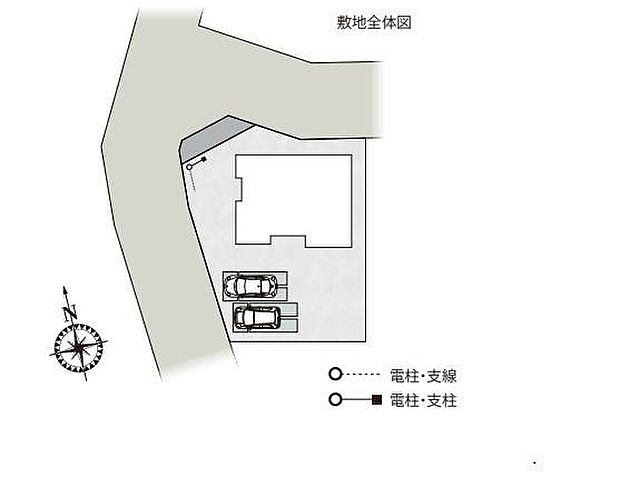 ■並列2台駐車可能なカースペース♪