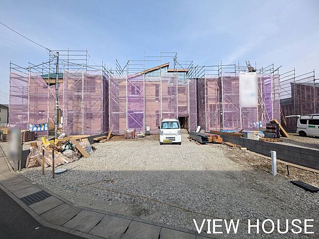 ■並列3台駐車可能なカースペース♪(3/2撮影)