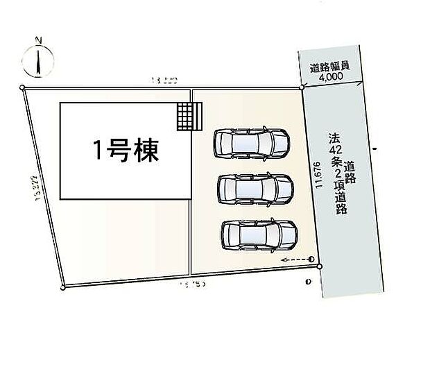 ■前面道路との高低差も少なく、毎日のお車の出し入れもスムーズに行えそうですね♪