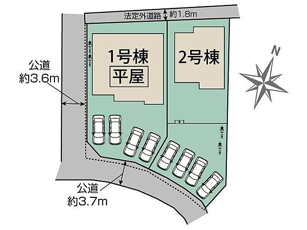 ■当物件は2号棟です♪