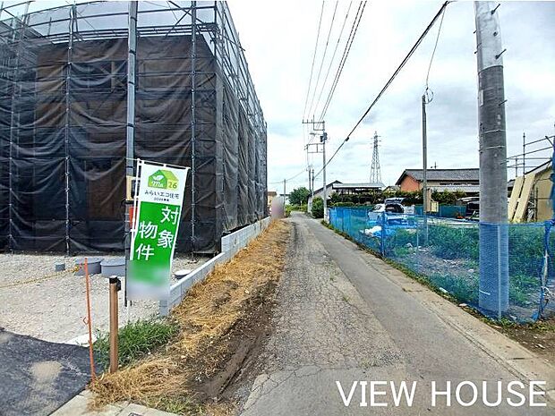 ■西道路｜見渡しが良い道路です♪(8/4撮影)