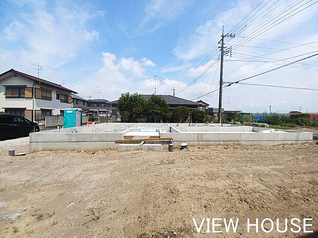 ■周囲に遮るもののないすっきりとした現地風景です!日当たりや風通しの良さを実感していただけます♪(8/20撮影)
