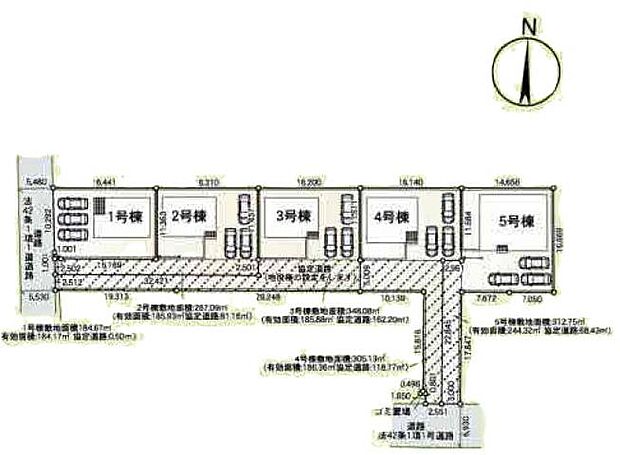 ■当物件は3号棟♪各区画がしっかりと整理されており、ゆとりある配置が特徴です♪