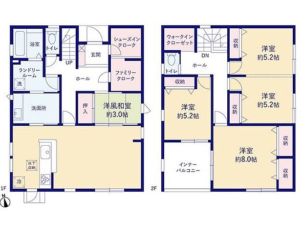 ■家事動線を考慮した機能的な間取りです!