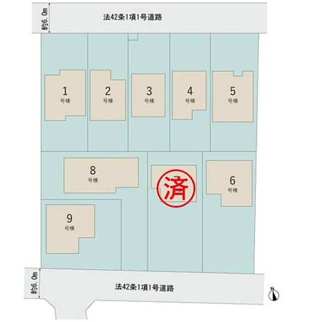 ■当物件は1号棟♪2号棟は完成済みで内覧できます♪