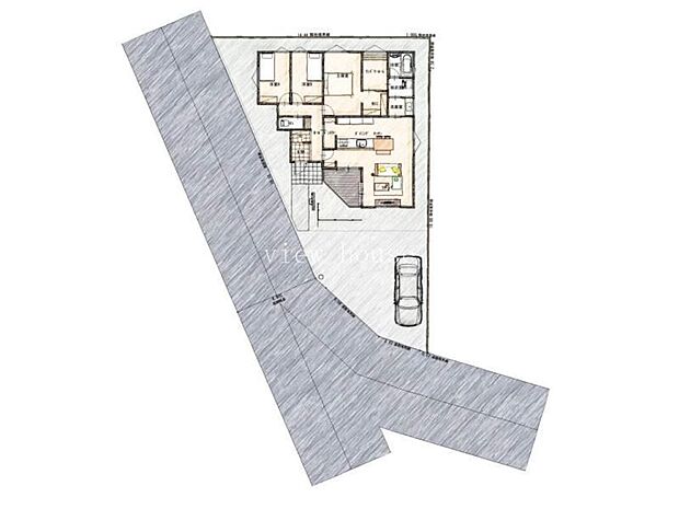 【区画図】4号棟♪ ■駐車スペース2台可能♪