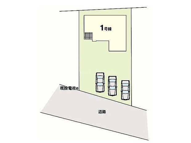区画図♪駐車3台可能!