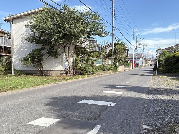 前面道路南側6.3m♪