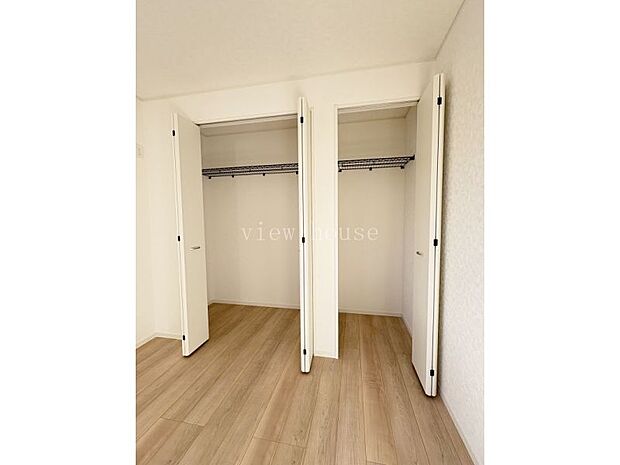 【クローゼット収納】 全居室クローゼット付きでお部屋すっきり過ごせます♪