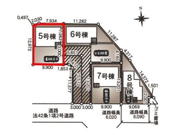 【全体区画図】5号棟♪