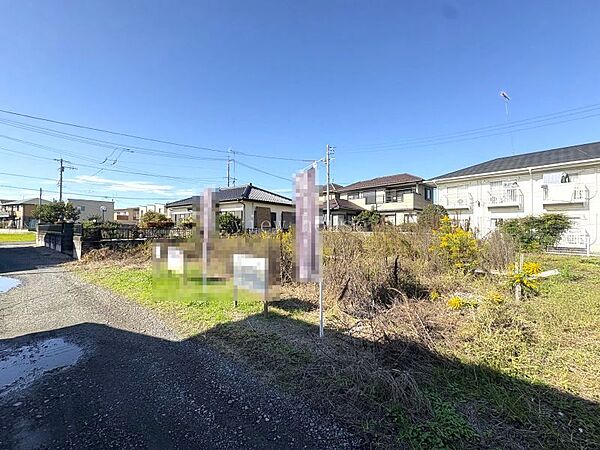 【現地土地写真】 敷地面積約５０坪！カインズモールまで車で約４分！お買い物にも便利♪