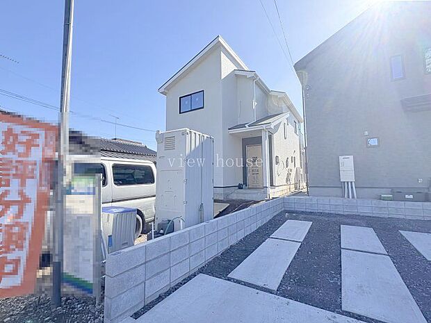 ■外観が見えて完成が近づいてきました!(2026.2.19撮影)現地ご案内致します☆彡お気軽にビューハウス小山店までお問合せください(^^♪