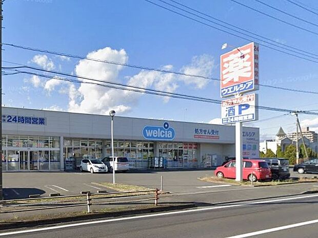 ウエルシア小山駅南町店 1100m24時間営業！調剤受付／PCR検査／抗原検査第一類医薬品／深夜営業／AED／トイレ／公共料金支払／5円コピー／マルチコピー／宅配便ロッカーあり
