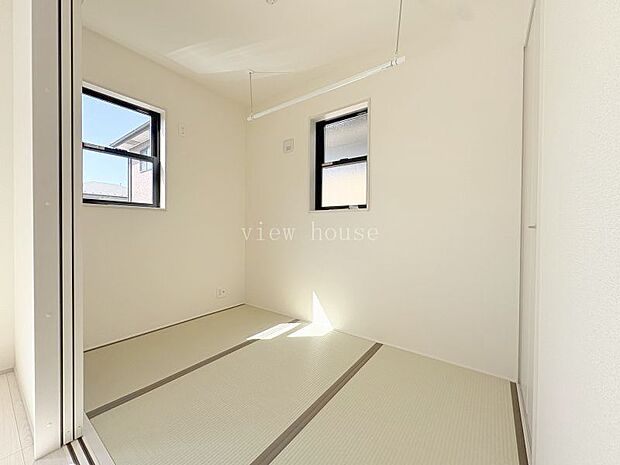 【和室3帖】 ホスクリーン付きで部屋干しもできます♪