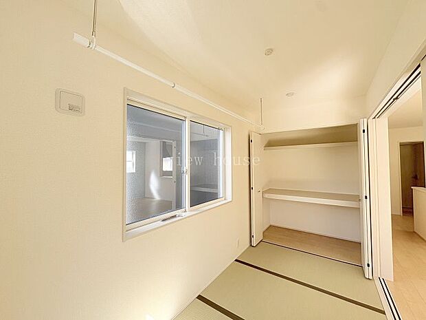 【和室4帖】 クローゼット収納、ホスクリーン付きで便利♪
