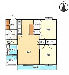 プライムスクエアー伊勢崎 3LDKの間取図画像