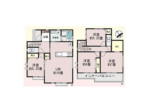 間取りを拡大表示