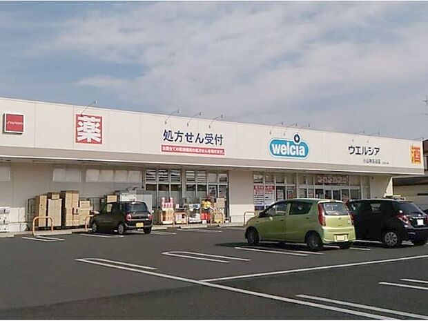 ウエルシア小山神鳥谷店 1900m9：00から00：00　毎週月曜日ポイント２倍デー。調剤受付／PCR検査／抗原検査第一類医薬品／深夜営業／AED／