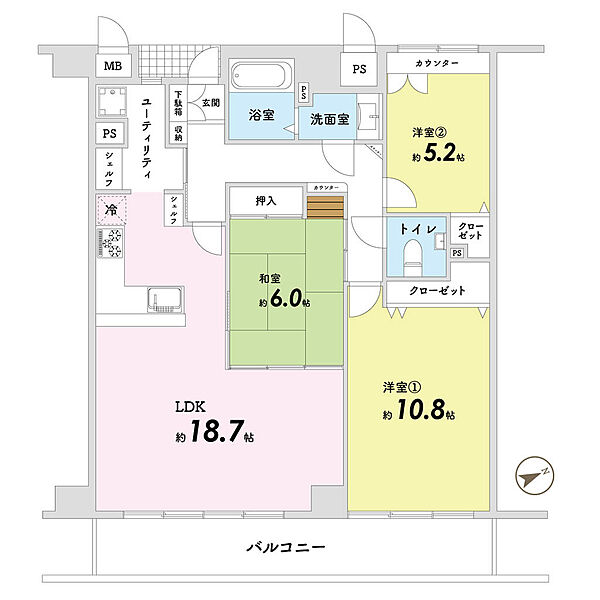 間取り：325000121551