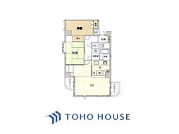 ロイヤル多摩蘭坂ハイツ 2LDKの間取図画像