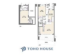 ディアクオーレ中野文園 1SLDKの間取り