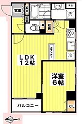 ヴォーガコルテ高円寺 1LDKの間取り