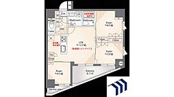 ベルジュール三鷹ステーションハウス 3DKの間取図画像