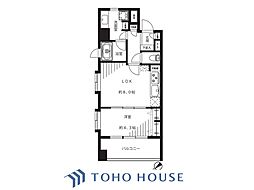 ダイナシティ文京根津 1LDKの間取図画像