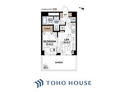 秀和高円寺レジデンス 1LDKの間取図画像