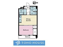 新高円寺ロイヤルマンション 1DKの間取図画像