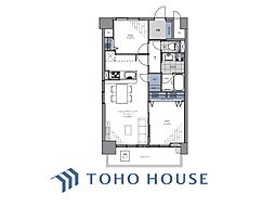 シャンピア北沢 2LDKの間取図画像