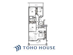 パークスクエア吉祥寺本町D 3LDKの間取図画像