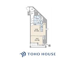 プレセダンヒルズ文京本駒込 1LDKの間取図画像