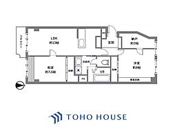 シャトー小金井 2SLDKの間取図画像