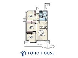グランヴィル目白 3LDKの間取図画像