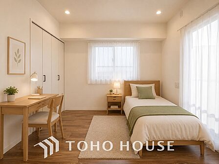 【PRIVATE ROOM】※この画像の家具の配置には、生成AIによる加工を施しております。なお、家具や調度品は、販売価格に含まれません。