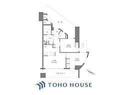プライム赤坂 ワンルームの間取図画像