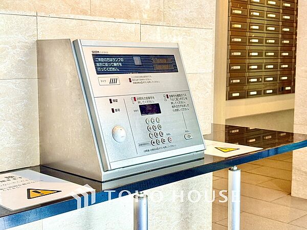【オートロック】これがあるだけで防犯レベルは格段にあがる。女性の住まいでも安心、安全。