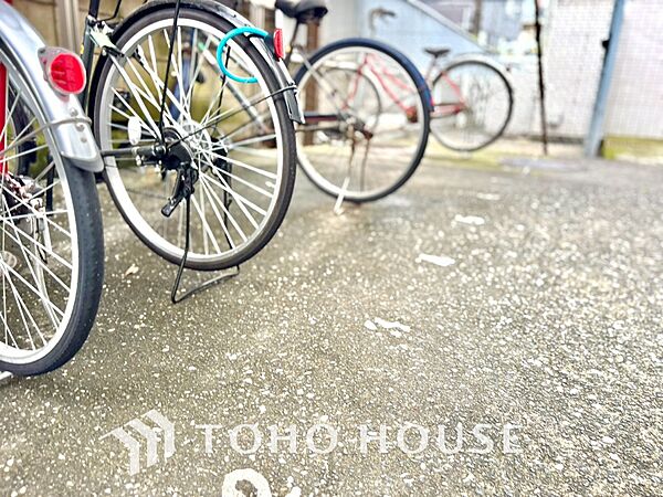 【BICYCLE PAEKING LOT】◆駐輪場◆快適な生活には欠かせない自転車。開放的な駐輪場がございます。