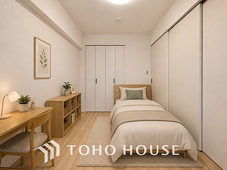 【PRIVATE ROOM】◆快適◆な暮らしに不可欠な収納スペース。快適さとともに思い出も詰まっていく。※この画像の家具の配置には、CGによる加工を施しております。