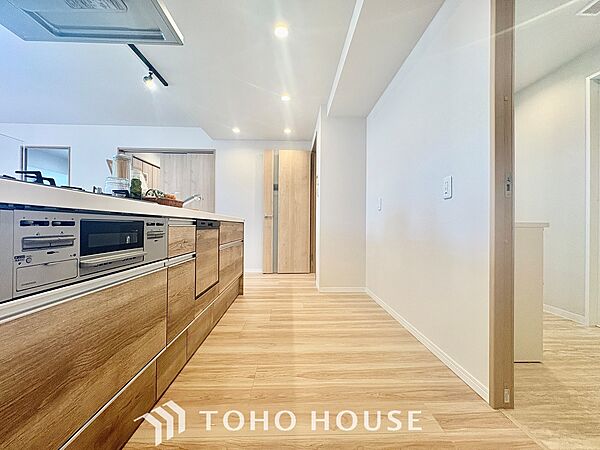 【KITCHEN】◆家族のおはよう◆の声を笑顔で迎えてあげられるシステムキッチン。朝ごはんが楽しみでちょっと早起きしたくなるんです。