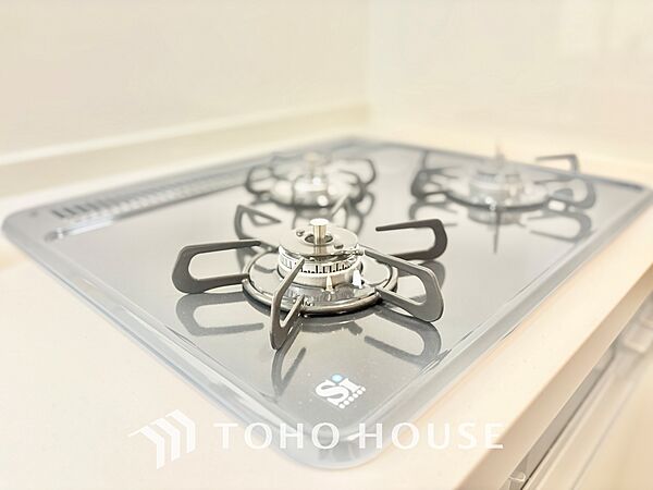 【KITCHEN】◆ワクワク◆開放的で機能性も高いシステムキッチン。お子様は毎日のご飯にワクワク！
