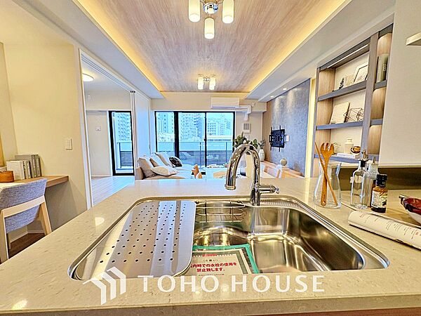 【KITCHEN】◆家族のおはよう◆の声を笑顔で迎えてあげられるシステムキッチン。朝ごはんが楽しみでちょっと早起きしたくなるんです。