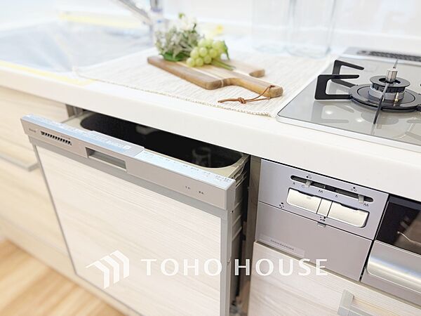 【KITCHEN】◆Happy◆愛情たっぷりのお料理で家族にHappyを。システムキッチンがあなたをサポートしてくれます。