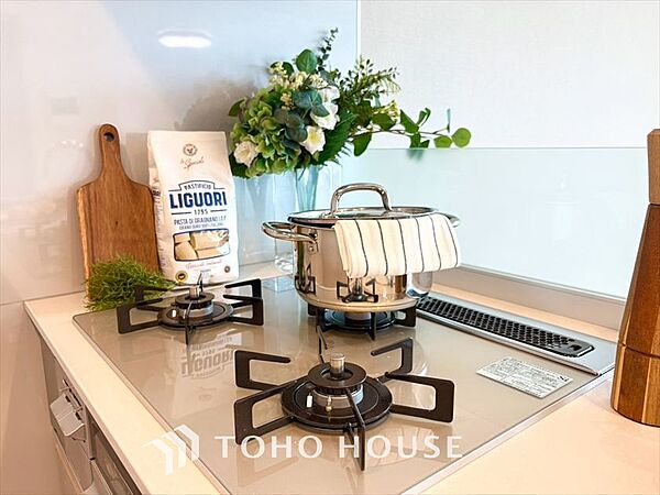 【KITCHEN】◆家族のおはよう◆の声を笑顔で迎えてあげられるシステムキッチン。朝ごはんが楽しみでちょっと早起きしたくなるんです。